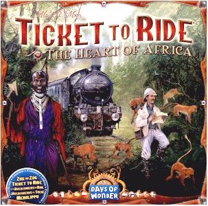 Ticket to Ride Map 3 Africa freeshipping - The Gamers Table