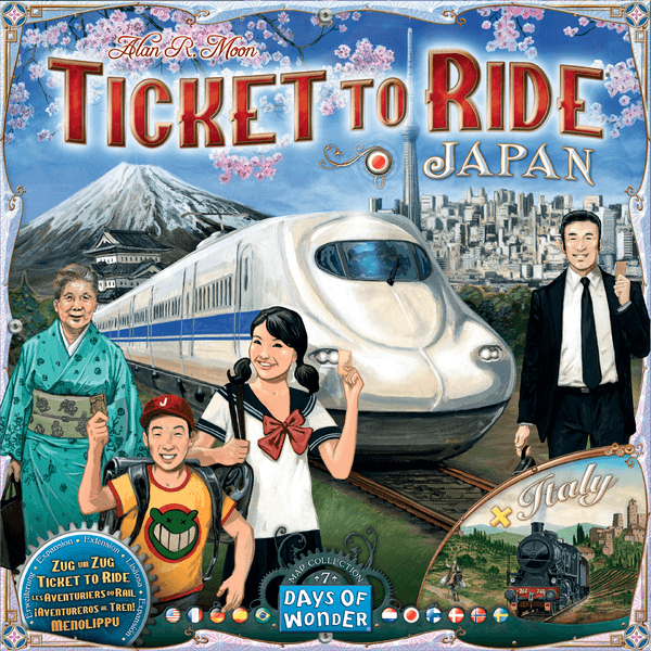 Ticket to Ride Map 7 Japan freeshipping - The Gamers Table