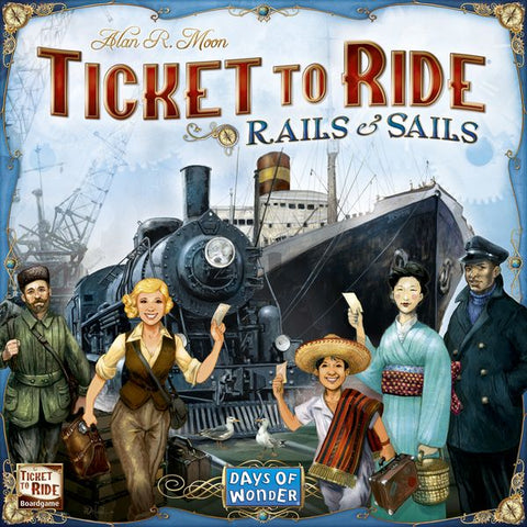 Ticket to Ride Rails and Sails freeshipping - The Gamers Table