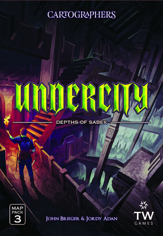 CARTOGRAPHERS HEROES MAP PACK 3: UNDERCITY freeshipping - The Gamers Table