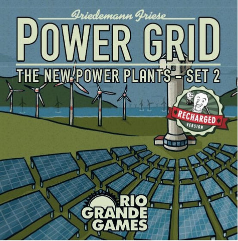 POWER GRID: RECHARGED NEW POWER PLANT CARDS SET 2