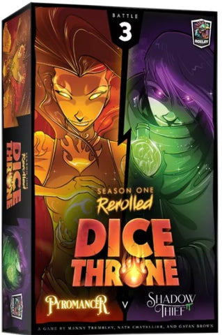 DICE THRONE S1 PYROMANCER VS SHADOW THIEF The Gamers Table