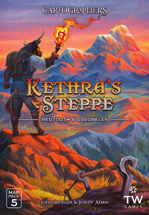 CARTOGRAPHERS HEROES MAP PACK 5: KETHRA'S STEPPE The Gamers Table