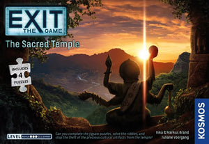 EXIT: THE SACRED TEMPLE (WITH PUZZLE) The Gamers Table
